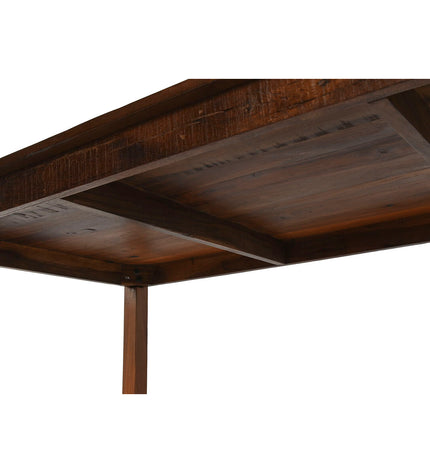 Home ESPRIT eettafel made of natural recycled wood, 200x100x76 cm, with a sturdy rectangular tabletop and wooden legs.