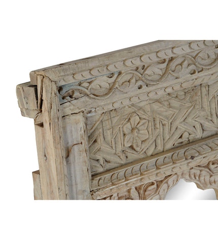 Home ESPRIT Wandspiegel Natuurlijk, large rectangular mirror with natural wood frame, 160x12x110 cm, for home decor.