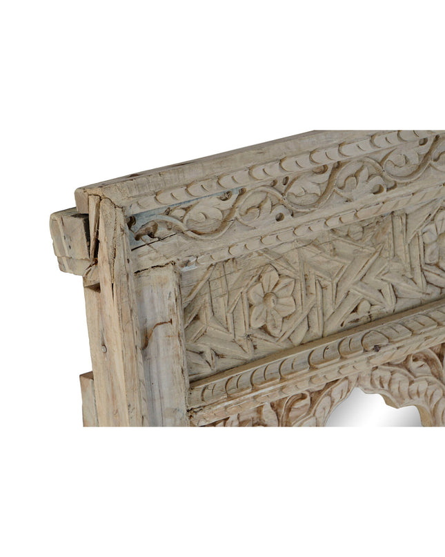 Home ESPRIT Wandspiegel Natuurlijk, large rectangular mirror with natural wood frame, 160x12x110 cm, for home decor.