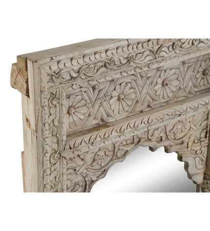Home ESPRIT Wandspiegel in hout, 60x85 cm, natural finish, stylish wall mirror for home decor and interior design.