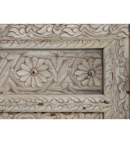 Home ESPRIT natural wall mirror, 60x10x85 cm, with a sleek rectangular design for home decor and stylish interior accents.