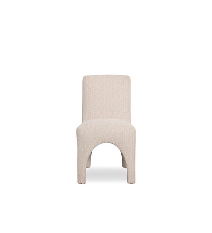 Home ESPRIT keukenstoel in lichtgrijs polyester, 48x69x90 cm, modern huis en koken meubel with padded seat and sleek design.