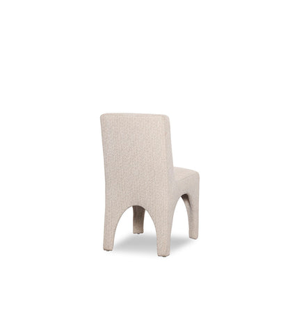 Light gray Home ESPRIT kitchen chair with polyester upholstery, measuring 48x69x90 cm, suitable for home dining and kitchen areas.
