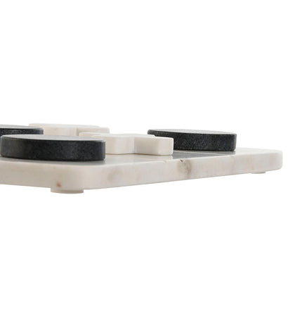 Home ESPRIT Drie-op-een-rij speelgoed spel met kleurrijke speelstenen voor kinderen, eenvoudig en leuk voor allemaal.