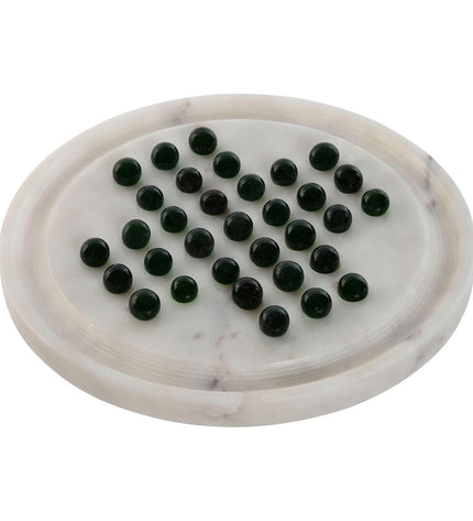 Home ESPRIT Solitaire game toy, colorful plastic playing pieces and game board for children’s entertainment and fun.
