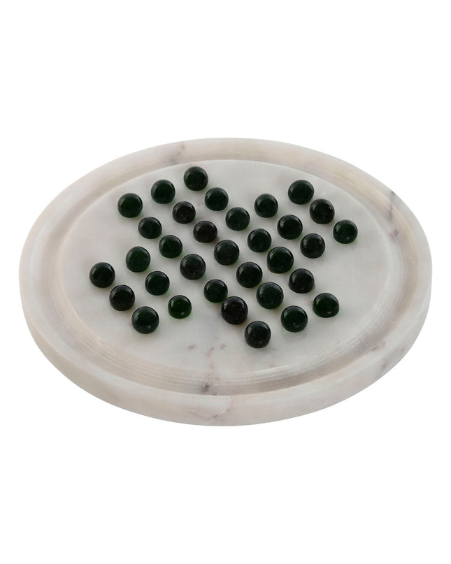 Home ESPRIT Solitaire game toy, colorful plastic playing pieces and game board for children’s entertainment and fun.
