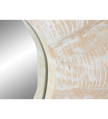 Home ESPRIT Wandspiegel with decapé finish, decorative rectangular mirror, 76x7x76 cm for home decor accents.