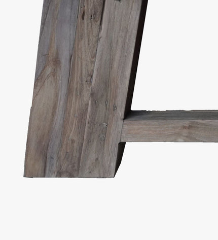 Home ESPRIT teakhouten eettafel 160x160x78 cm, modern square dining table with natural wood finish.