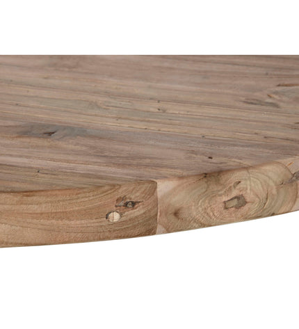 Home ESPRIT teakhouten eettafel 220x120x78 cm met stevige tafelblad en vier poten, ideaal voor huis en koken meubels.