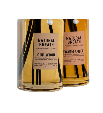 Home ESPRIT luchtverfrisser, 1L fles, huis en koken decor, set van 2, freshener for home and kitchen ambiance