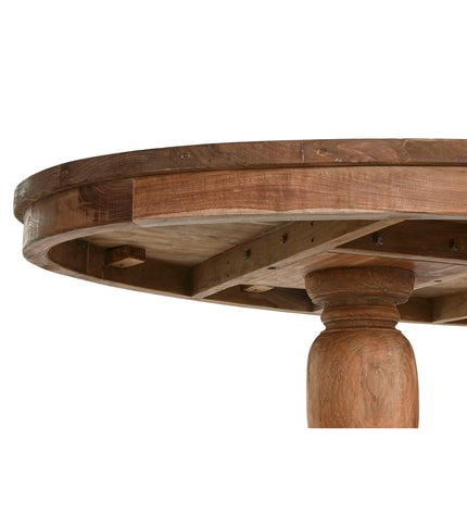 Home ESPRIT eettafel in natuurlijk teakhout, 220x110x78 cm, modern dining table with warm wood finish.