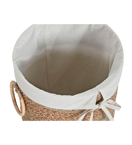 Home ESPRIT Crème Zeegras basket spelset with two storage baskets for home organization and kitchen use.