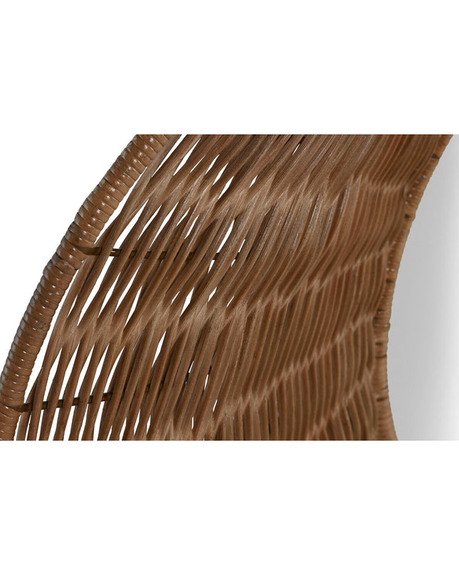 Home ESPRIT Bali wall mirror, 102x13.5x102 cm, with a sleek modern frame perfect for home decor and interior decoration.