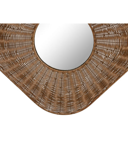 Home ESPRIT Bali wall mirror with rectangular frame, 102 cm tall and 13.5 cm wide, ideal for home decor and interior design.