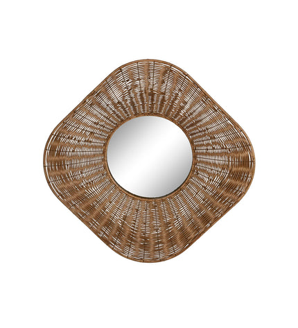 Home ESPRIT Bali wall mirror, 102x13.5x102 cm, with a sleek, modern frame, perfect for home decor and interior design.