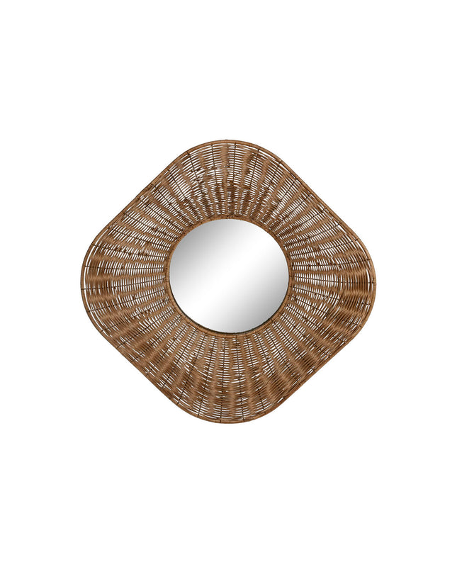 Home ESPRIT Bali wall mirror, 102x13.5x102 cm, with a sleek, modern frame, perfect for home decor and interior design.