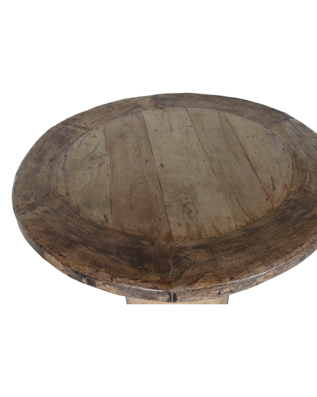 Home ESPRIT teakhouten eettafel 110x110x76 cm met natuurlijke houtafwerking en stevige vierkante design voor woonkamer.