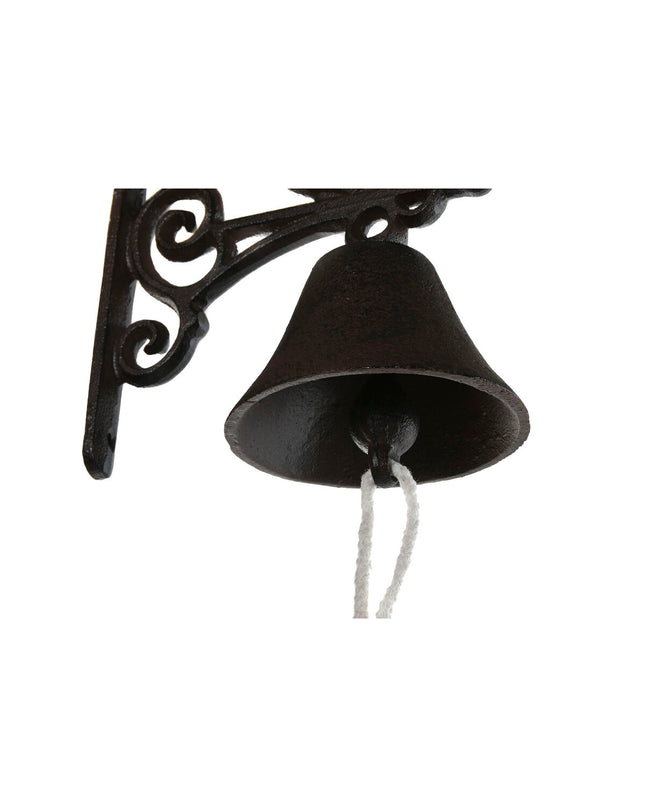 Home ESPRIT outdoor decor, Bruin Zwart iron garden ornament, 16x10x17 cm, suitable for outdoor garden decoration.