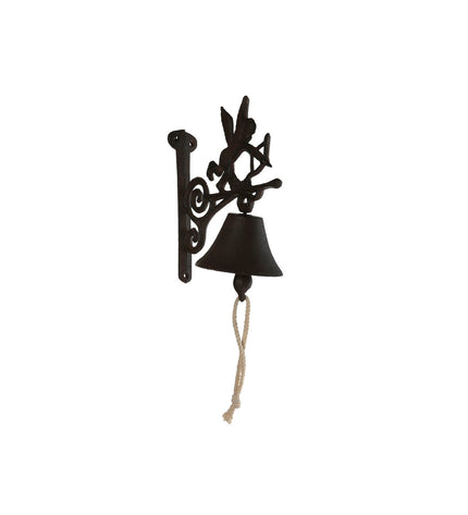 Home ESPRIT outdoor garden decor in brown and black iron, 16.5x10x21 cm, featuring a decorative outdoor metal piece.