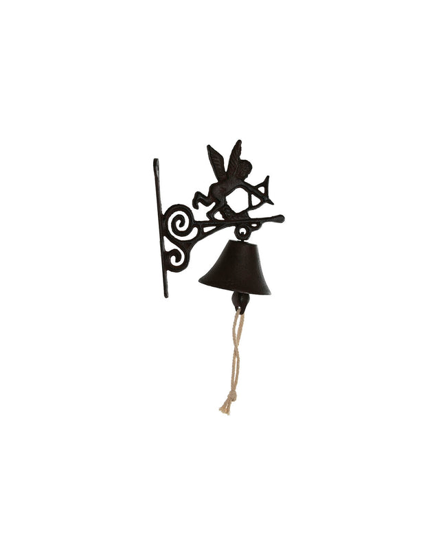 Home ESPRIT outdoor garden decor piece in black and brown iron, measuring 16.5x10x21 cm, suitable for outdoor decoration