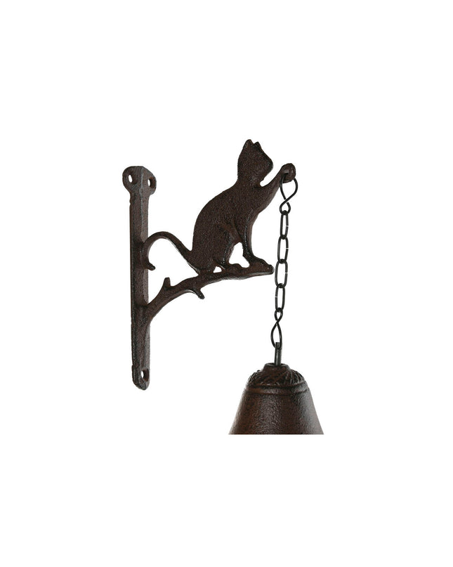 Home ESPRIT outdoor metal garden decoration in brown and black, 15.7 x 7.5 x 42 cm, suitable for outdoor garden decor.
