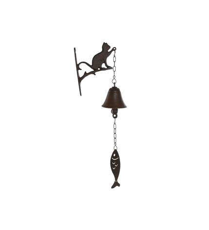 Home ESPRIT outdoor garden decoration in black and brown iron, 15.7 x 7.5 x 42 cm, decorative outdoor metal piece