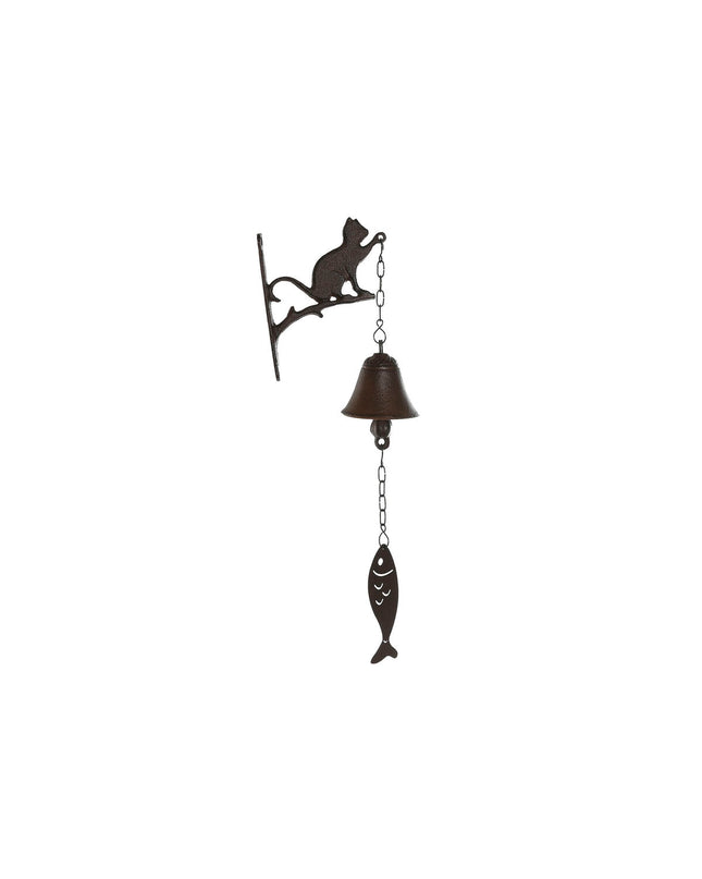 Home ESPRIT outdoor garden decoration in black and brown iron, 15.7 x 7.5 x 42 cm, decorative outdoor metal piece