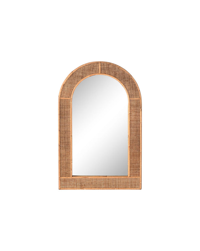Home ESPRIT Wandspiegel in Scandinavisch stijl, 60x2x94.5 cm, with a natural wood frame for modern home decor.