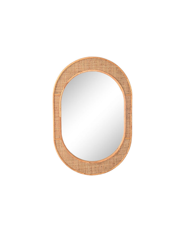 Home ESPRIT Wandspiegel in natuurlijk Scandi stijl, 51.5 x 2 x 77 cm, featuring a sleek, minimalist mirror design for home decor.
