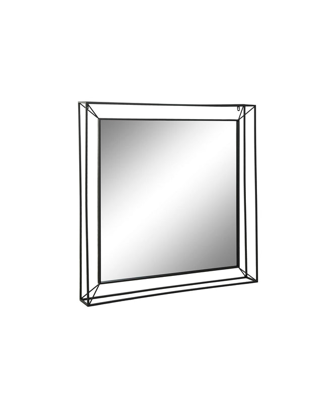 Vintage black Home ESPRIT wall mirror with 90x10x90 cm dimensions, suitable for home decor and kitchen areas.