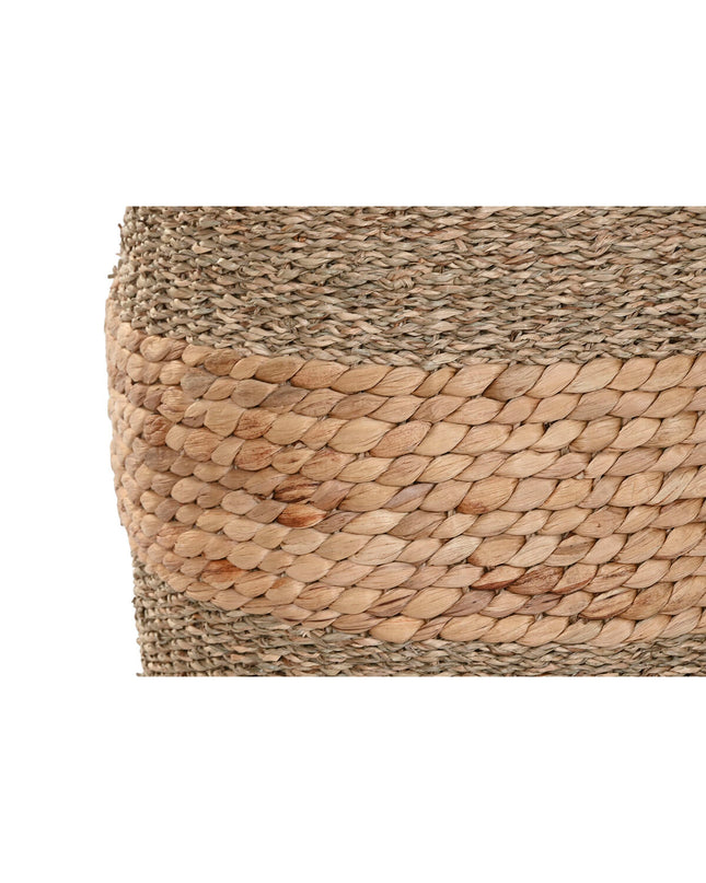 Home ESPRIT Waterhyacint basket spelset with three natural storage baskets for home organization and kitchen use.