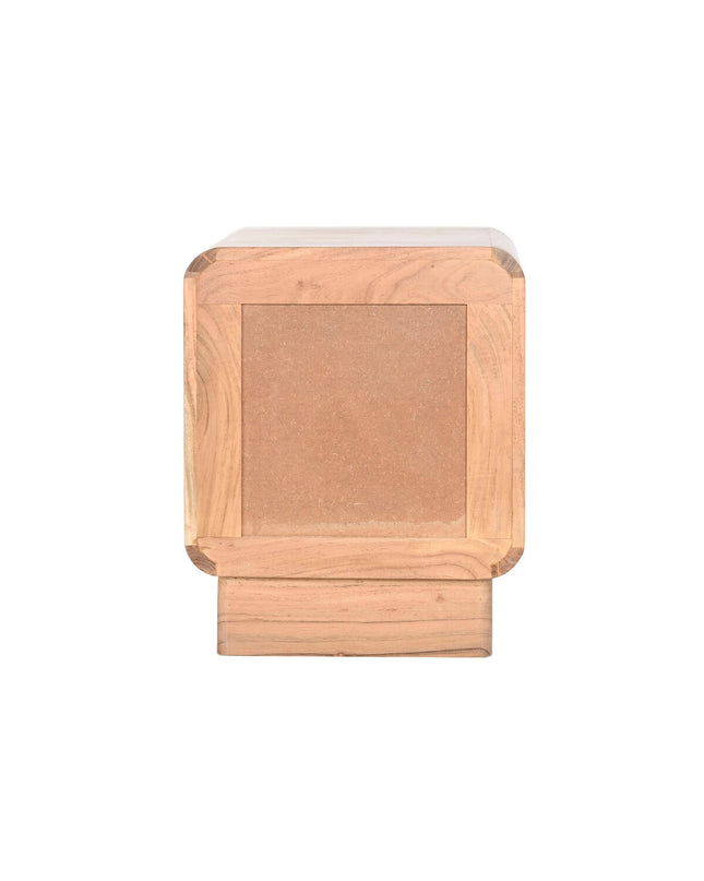 Home ESPRIT Nachtkastje in natuurlijk wood finish, 40x40x50 cm, modern bedside table with clean lines and storage space
