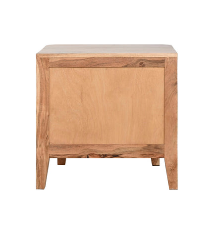 Home ESPRIT Nachtkastje, 50x40x55 cm, modern bedside table with a smooth surface and storage drawer in a sleek design.