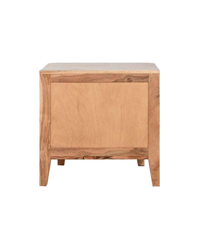 Home ESPRIT Nachtkastje, 50x40x55 cm, modern bedside table with a smooth surface and storage drawer in a sleek design.