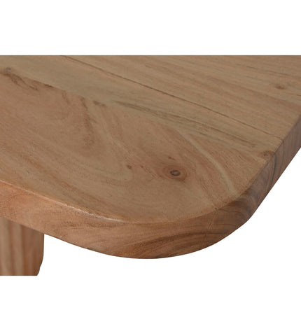 Rectangular Home ESPRIT Acacia dining table with 200x100x76 cm dimensions, showcasing a wooden surface and sturdy legs.