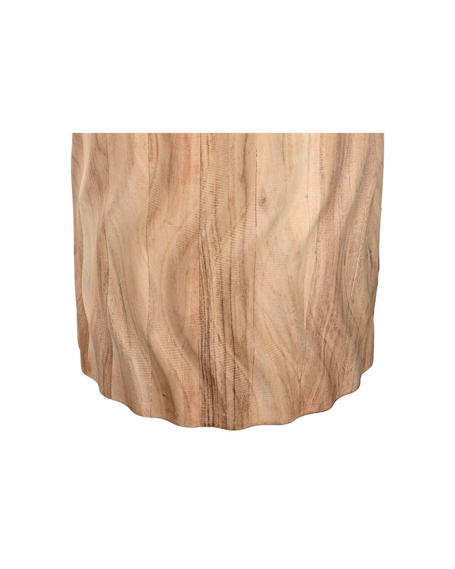 Home ESPRIT Eettafel Metaal Acacia, 130x130x76 cm, featuring a metal frame and acacia wood tabletop for modern dining.