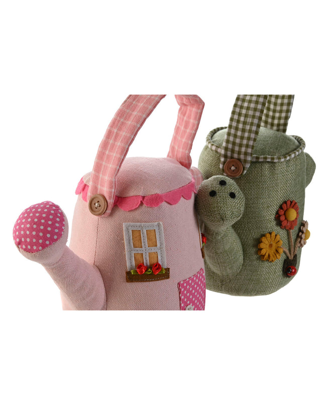 Pair of Home ESPRIT polyester door hangers, 26 x 13 x 25 cm, used for home decor and kitchen organization.