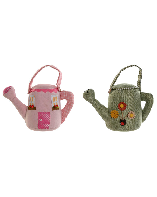 Pair of Home ESPRIT polyester door hangers, 26x13x25 cm, ideal for home decor and kitchen organization.
