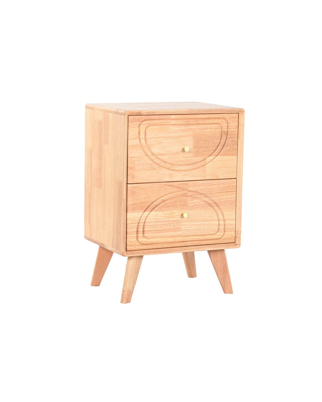 Home ESPRIT Nachtkastje, compact bedside table with a sleek finish, measuring 40x30x58 cm, ideal for bedroom decor.