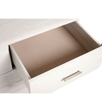 Home ESPRIT Nachtkastje in lichtgrijs, 53x42x56.2 cm, modern bedside table with clean lines and smooth finish.