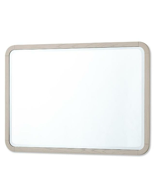 Home ESPRIT Wandspiegel, round house decor mirror with a sleek frame, ideal for stylish interior decoration.