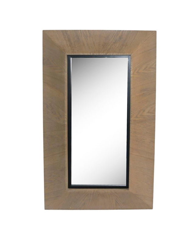 Home ESPRIT Sixties wall mirror, 100x7x60 cm, with a sleek, modern design for stylish home decor.