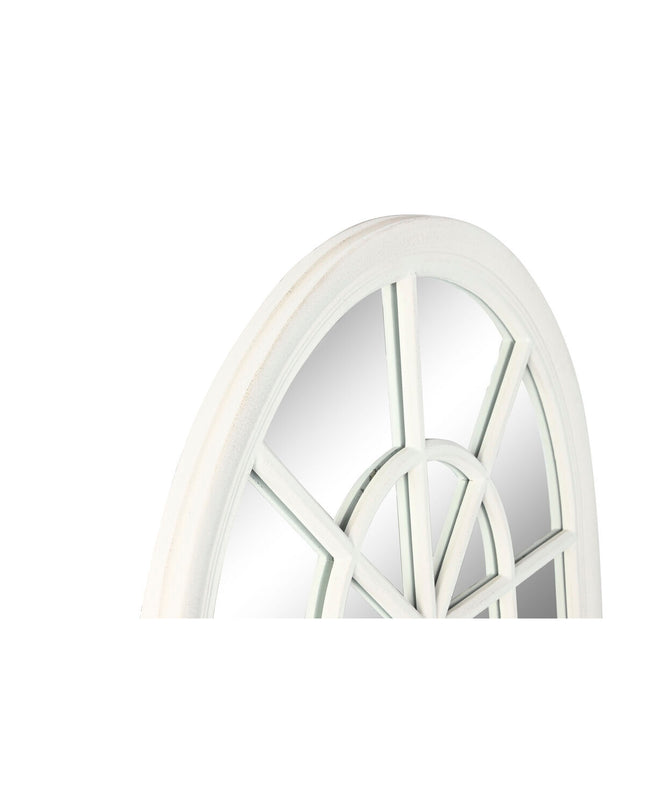 Home ESPRIT Wandspiegel with white frame, 80x3.5x140 cm, modern mirror for home decor, reflective glass surface.