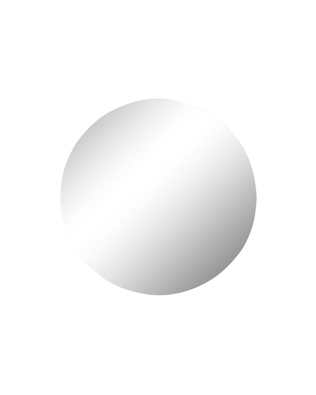 Home ESPRIT Wandspiegel Natuurlijk Stads, 80x5x80 cm, modern round mirror with natural wood frame for home decor.