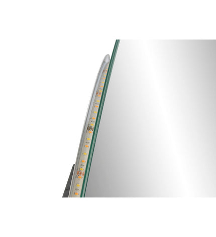 Home ESPRIT Wandspiegel Kristal, 50x80 cm, rectangular bathroom mirror with a sleek glass frame, ideal for home and bathroom decor
