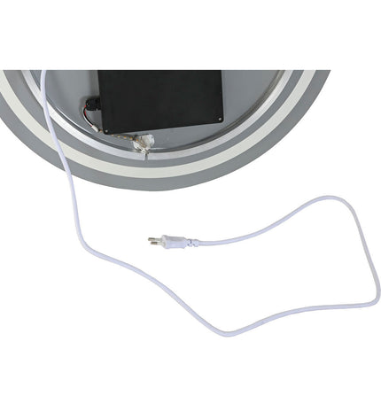 Home ESPRIT Kristal wall mirror, 50x80 cm, with a sleek glass design, suitable for bathroom or home decor.