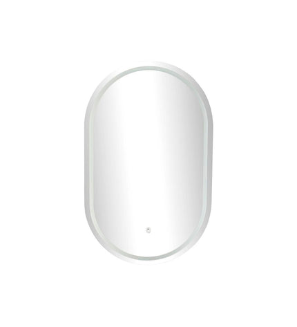 Home ESPRIT Kristal wall mirror, 50x0.5x80 cm, suitable for bathroom and home decor, with a sleek, modern design.