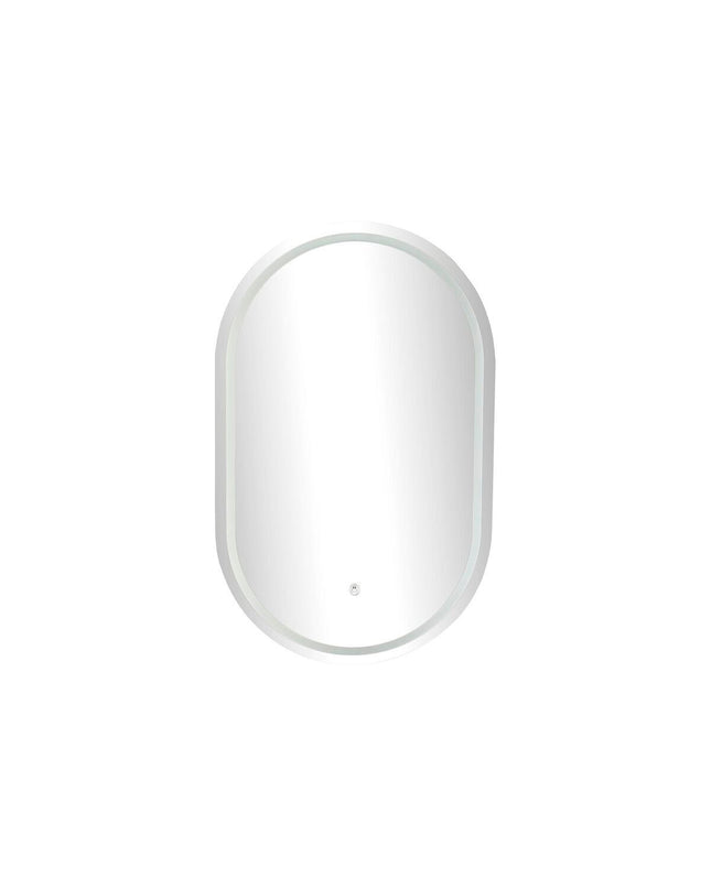 Home ESPRIT Kristal wall mirror, 50x0.5x80 cm, suitable for bathroom and home decor, with a sleek, modern design.
