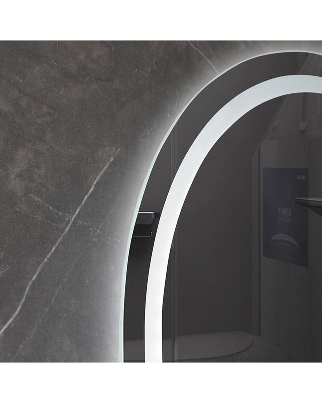 Modern Home ESPRIT wall mirror, 50x150 cm, with sleek frame, ideal for home decor and kitchen spaces.