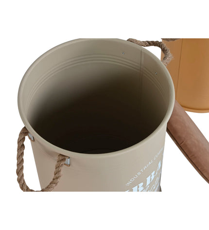 Home ESPRIT basket spelset made of polyurethane and metal, ideal for home storage and organization.